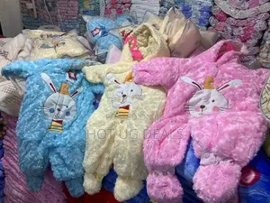 Cozy Baby Winter Warm Overalls & Hooded Fleece Romper