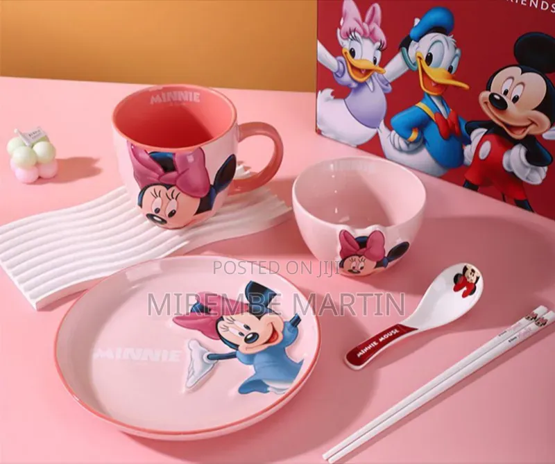 3D Mickey Mouse Porcelain Dinner Sets