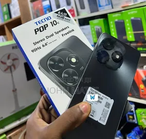 New Tecno Pop 10C 64 GB Black