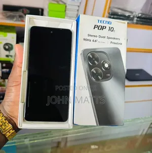 New Tecno Pop 10C 64 GB Black
