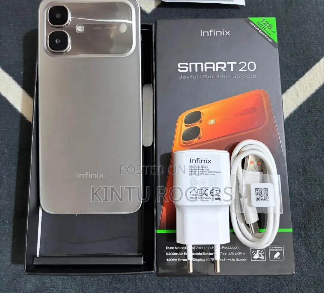 New Infinix Smart 20 128 GB Black