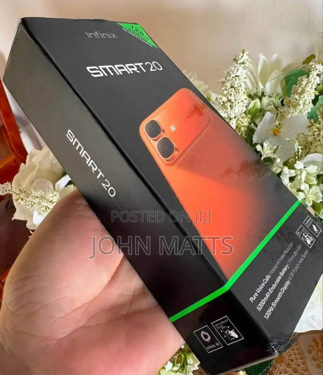 New Infinix Smart 20 128 GB Orange