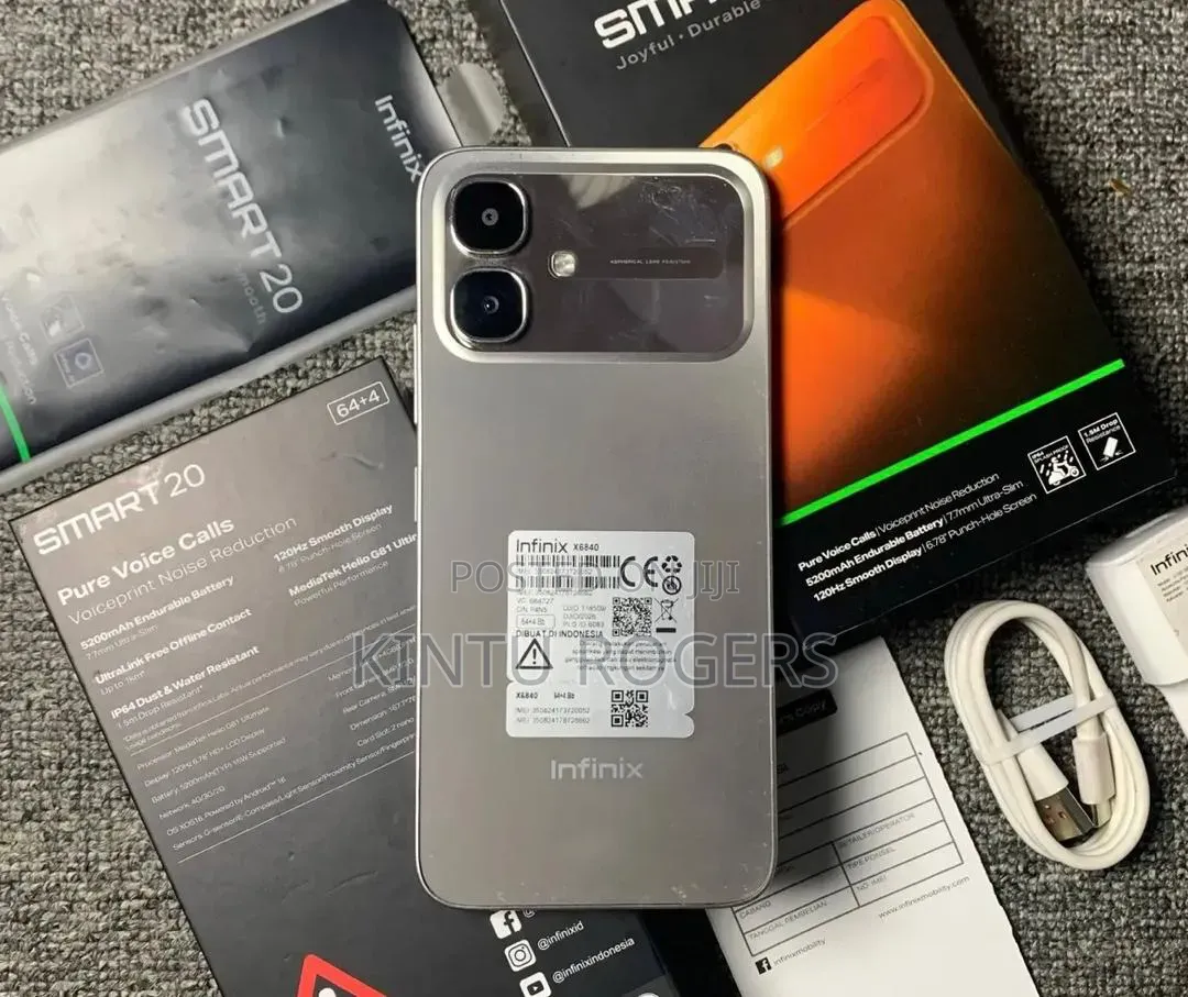 New Infinix Smart 20 128 GB Gray