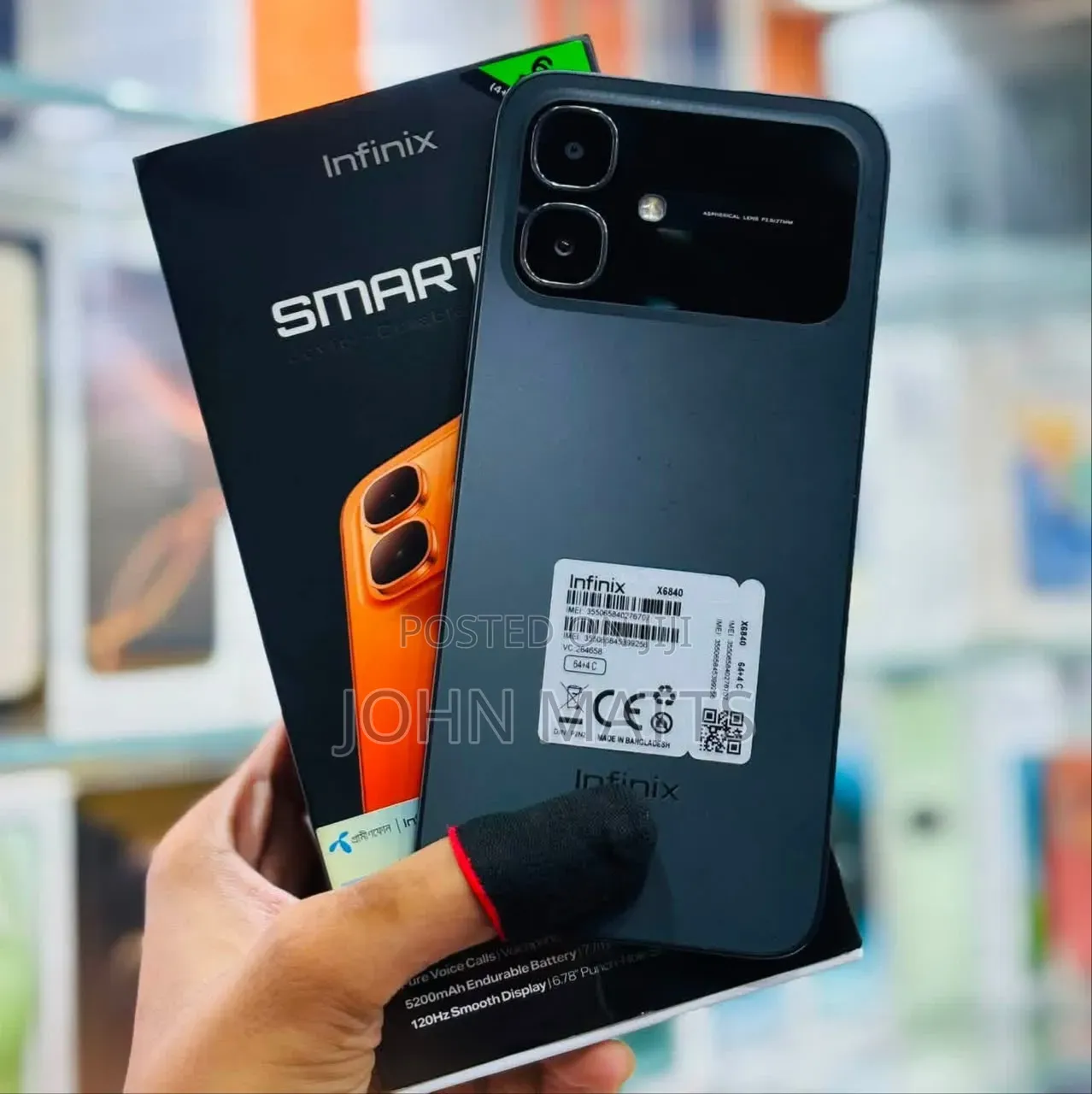 New Infinix Smart 20 128 GB Black