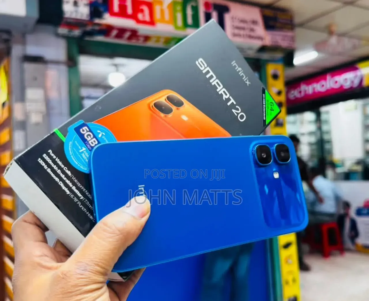 New Infinix Smart 20 128 GB Blue