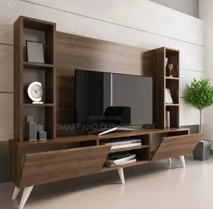 TV Stand 8ft Wall Unit TV Stands Brown