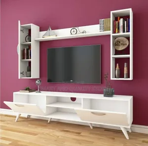 TV Stand 8ft Wall Unit TV Stands Brown