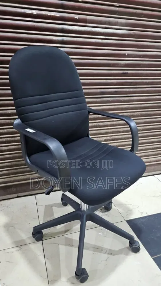 Raised Back Fabric Office Chair