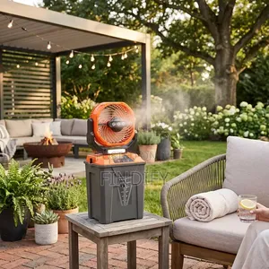 Portable Misting Fan for Outside, 20000mAh Rechargeable Camping Fan