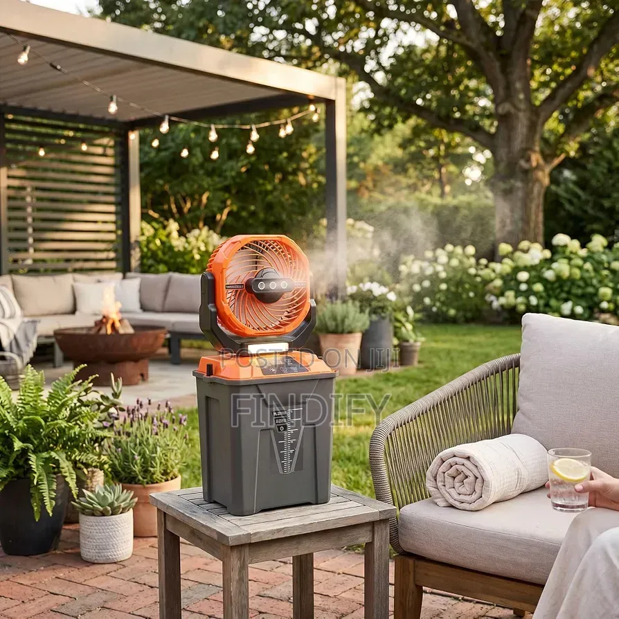 Portable Misting Fan for Outside, 20000mAh Rechargeable Camping Fan
