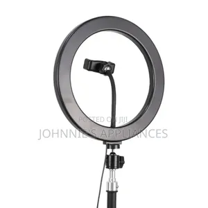 LJ-26 10-Inch LED Ring Light With Smartphone Holder and USB Pow