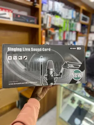 BM-800 Condenser Microphone and Live Sound Card Full Bundle Set