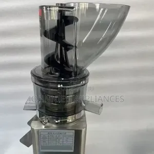 Commercial Slow Juicer Machine With Large Feeding Hopper and Dual