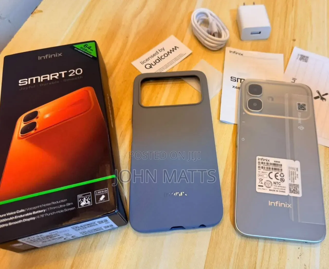 New Infinix Smart 20 128 GB Silver