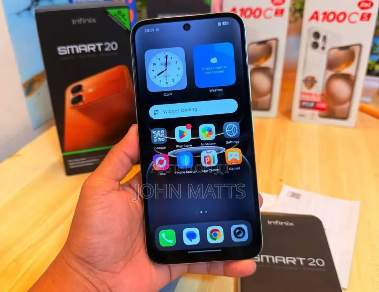 New Infinix Smart 20 128 GB Silver