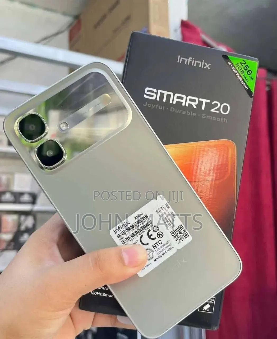 New Infinix Smart 20 128 GB Silver