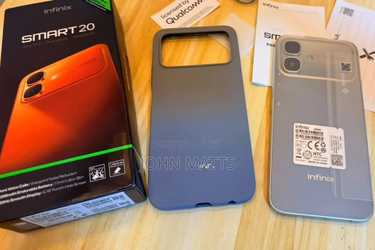 New Infinix Smart 20 128 GB Silver