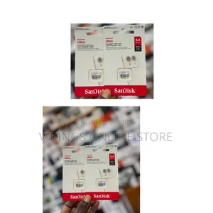 Ultra 64GB microSDXC UHS-I Memory Cards With SD Adapters