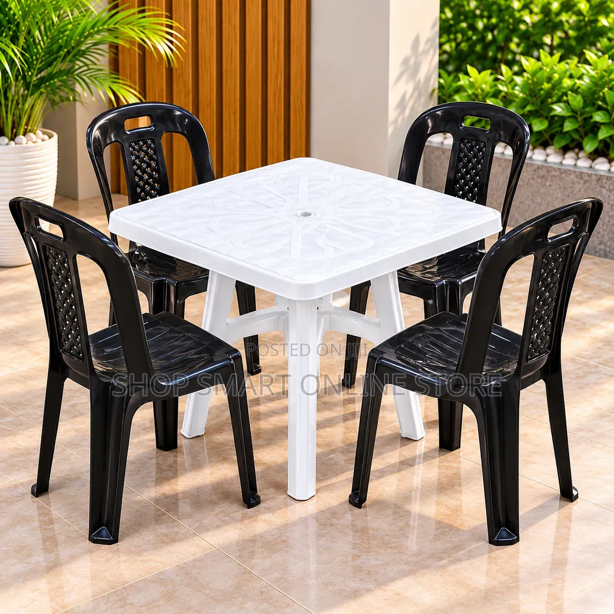 Combo Set Plastic Table and Chairs