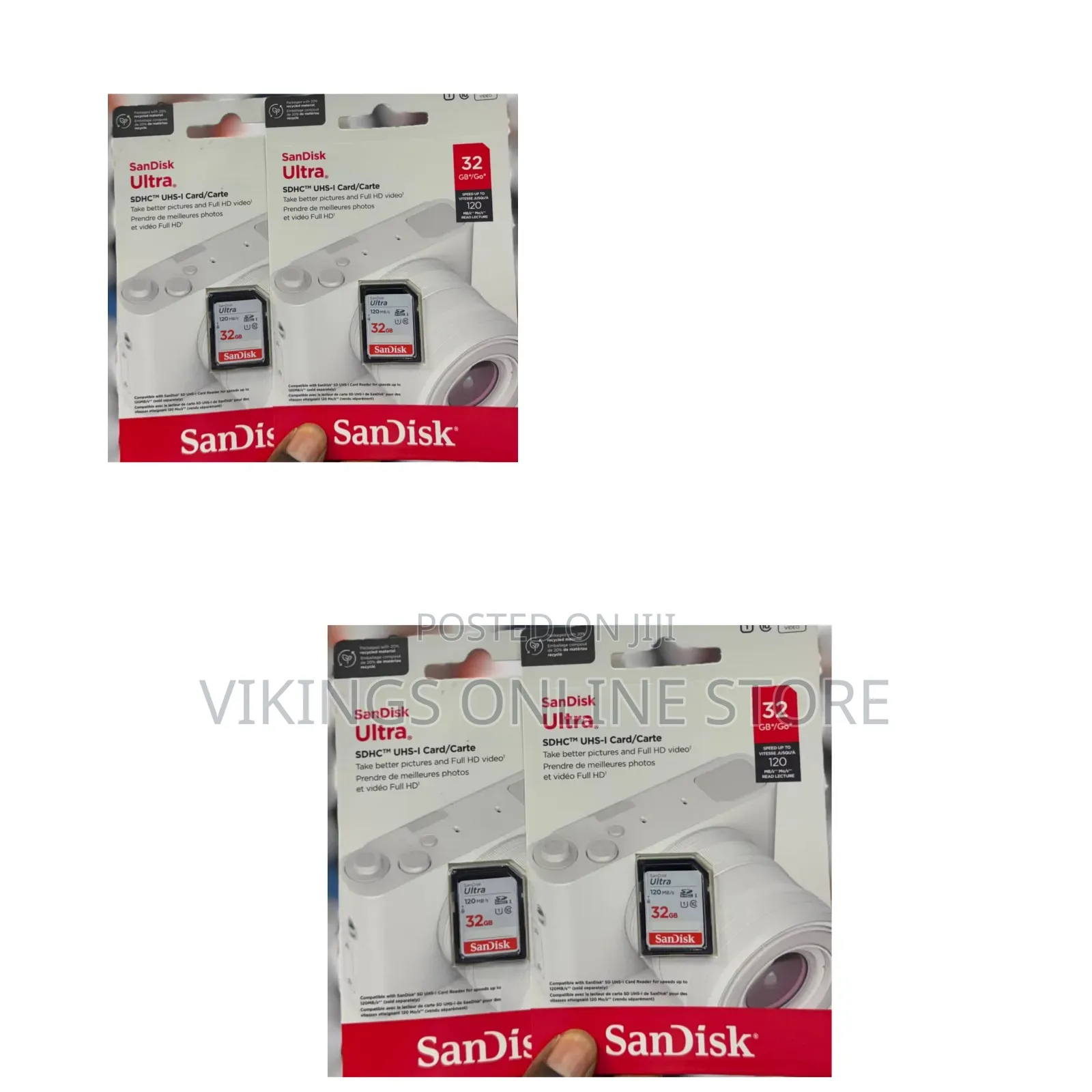 32GB SDHC Uhs-I Memory Card