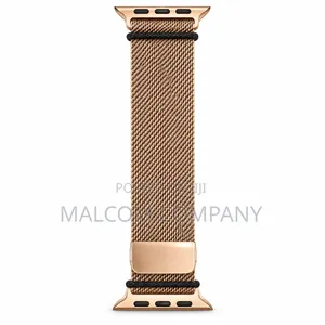 Rose Gold Milanese Mesh Smartwatch Strap – Magnetic Stainless Steel