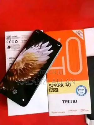 New Tecno Spark 40 Pro+ 256 GB Black