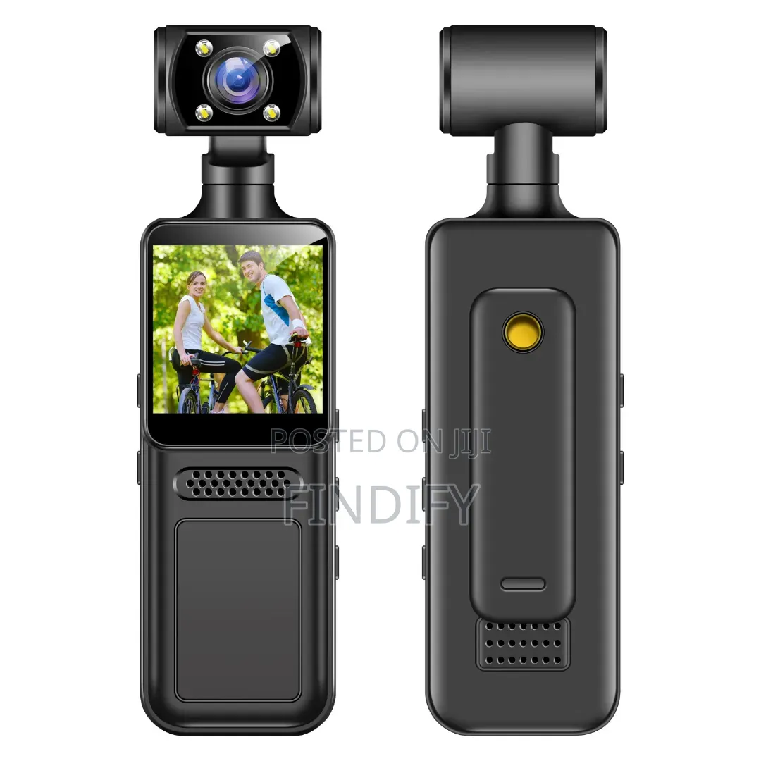 4K Handheld Pocket / Body Camera Featuring a Rotating Lens