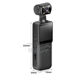4K Handheld Pocket / Body Camera Featuring a Rotating Lens
