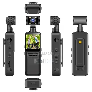 4K Handheld Pocket / Body Camera Featuring a Rotating Lens