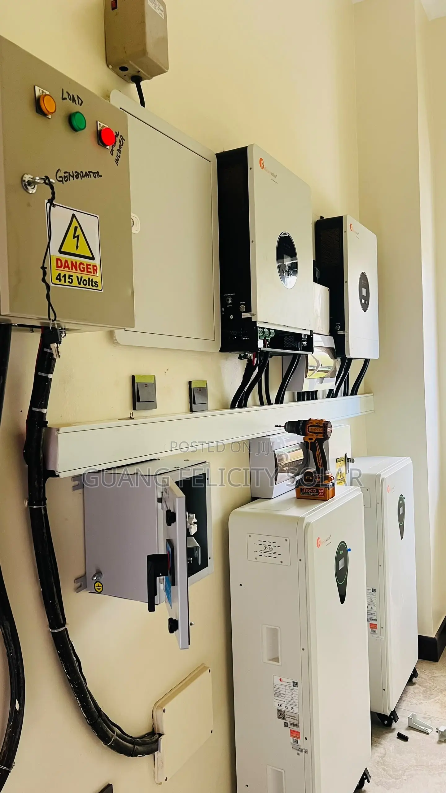 30kva 50kwh Hybrid Solar System ( Complete Set Up)