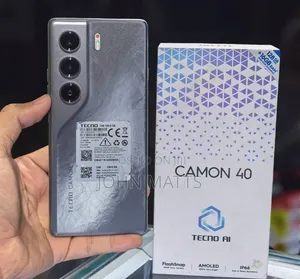New Tecno Camon 40 128 GB Black
