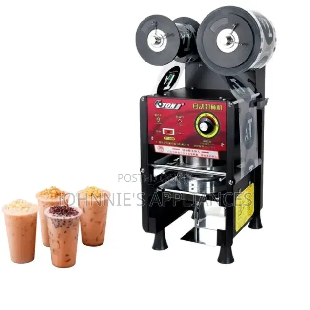 Commercial Automatic Cup Sealing Machine for Bubble Tea, Juice
