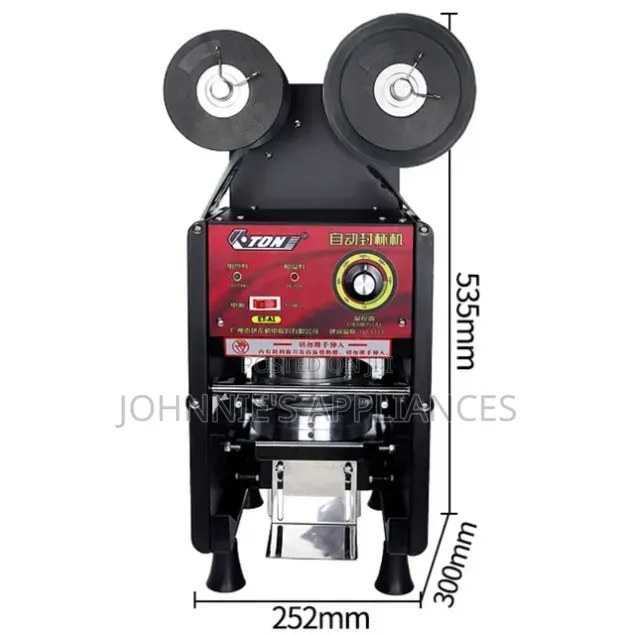 Commercial Automatic Cup Sealing Machine for Bubble Tea, Juice
