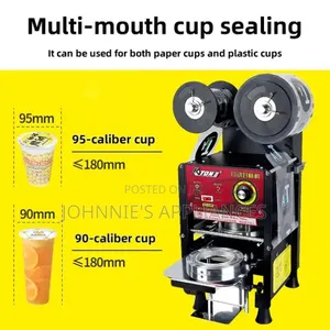 Commercial Automatic Cup Sealing Machine for Bubble Tea, Juice