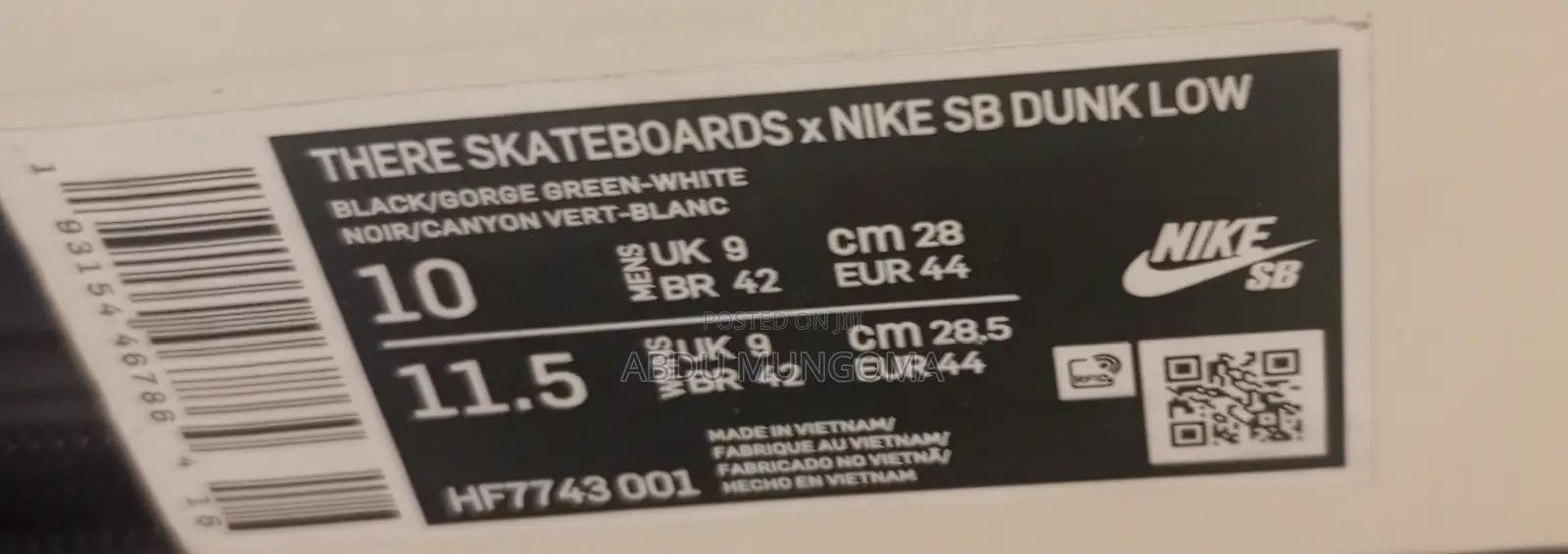 Nike SB Dunk Low Pro X There Skateboards