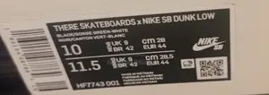 Nike SB Dunk Low Pro X There Skateboards