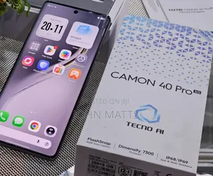 New Tecno Camon 40 Pro 4G 256 GB Black
