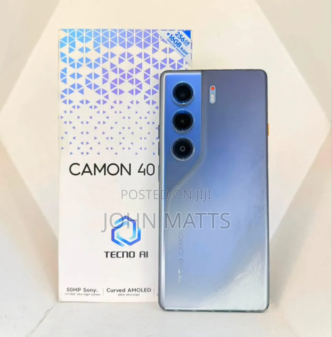 New Tecno Camon 40 Pro 4G 256 GB Blue