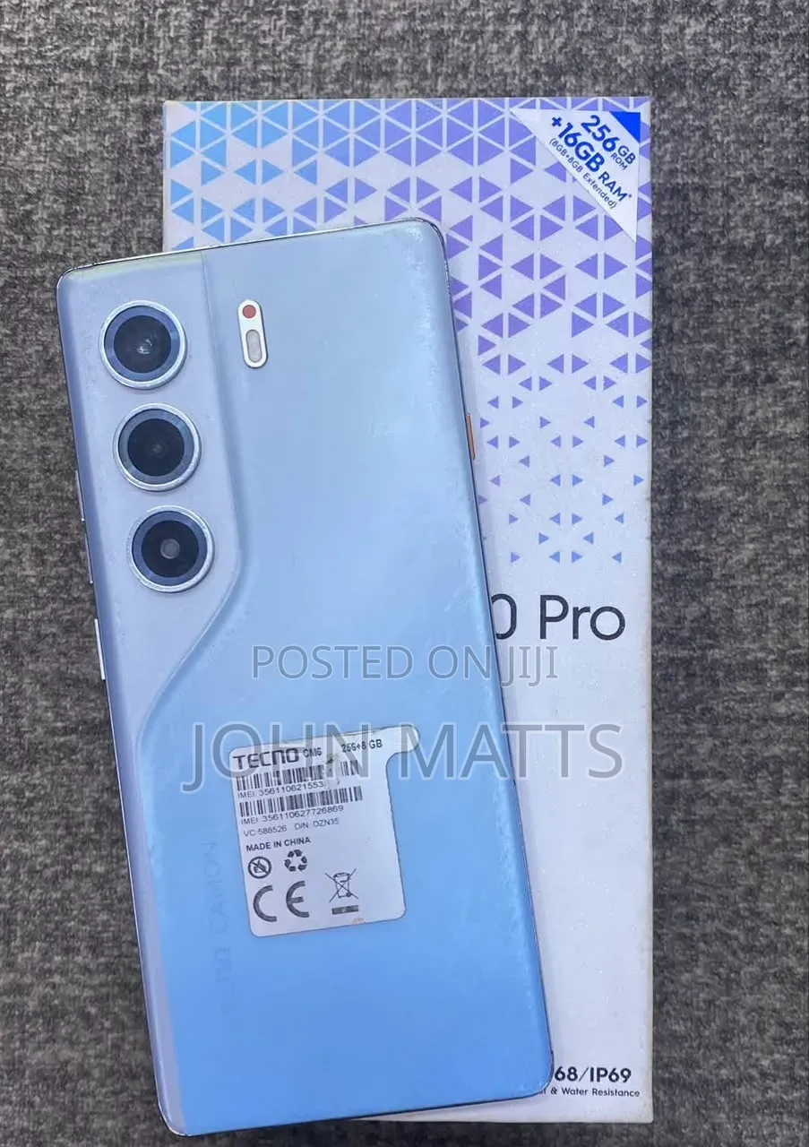 New Tecno Camon 40 Pro 4G 256 GB Blue