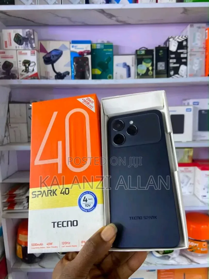 New Tecno Spark 40 256 GB Black