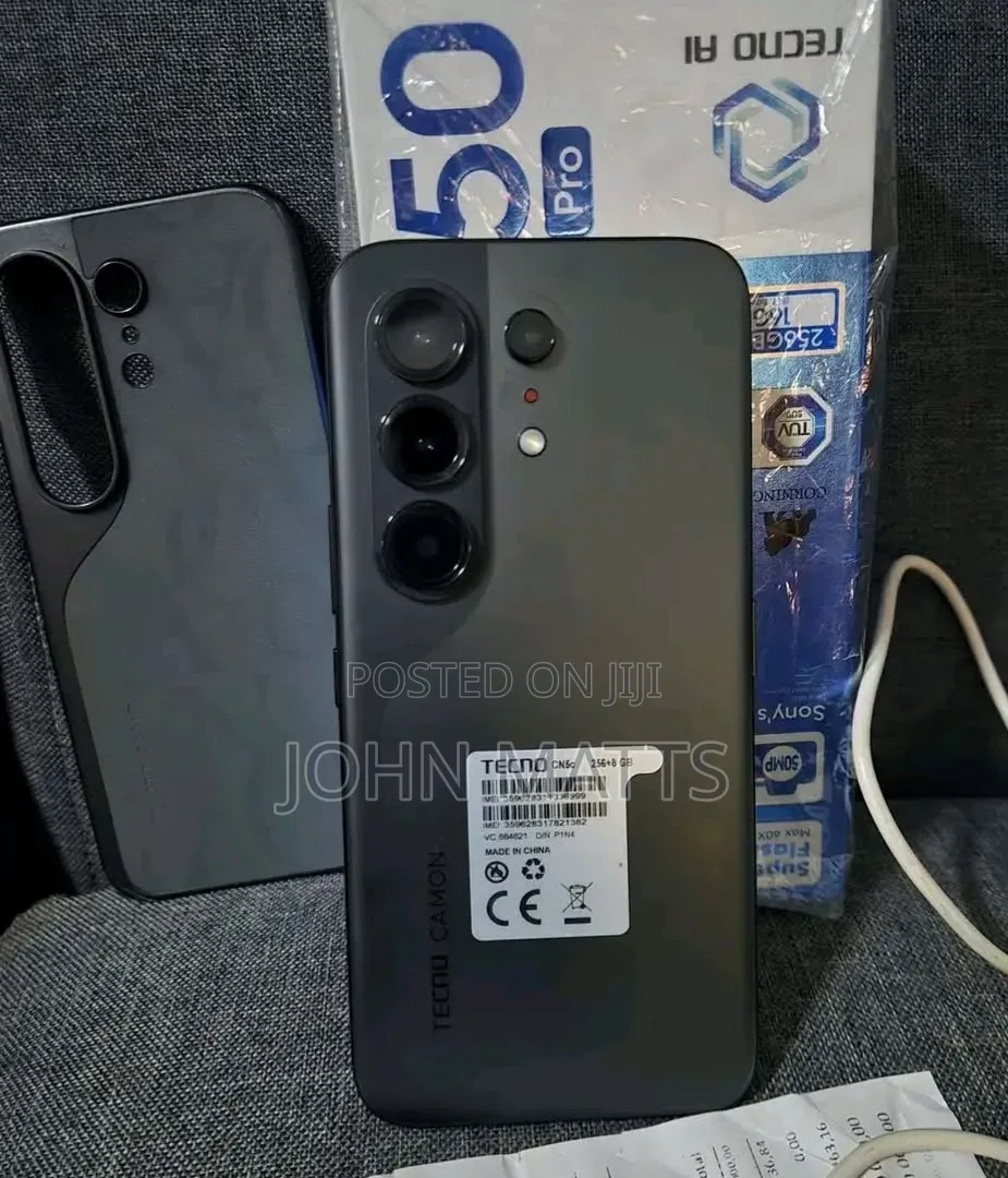 New Tecno Camon 50 Pro 256 GB Black