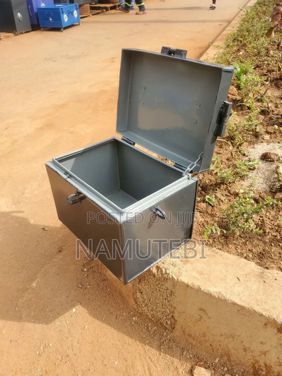 Metallic Storage and Utility Box, Commonly Used for Tools, Cash