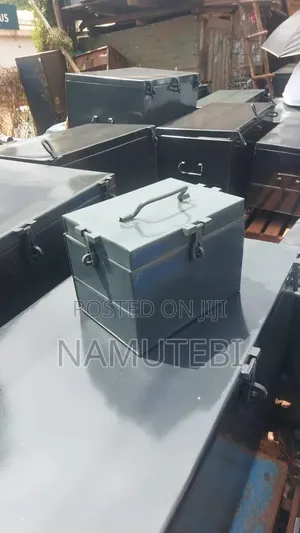 Metallic Storage and Utility Box, Commonly Used for Tools, Cash