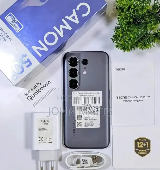 New Tecno Camon 50 Pro 256 GB Silver