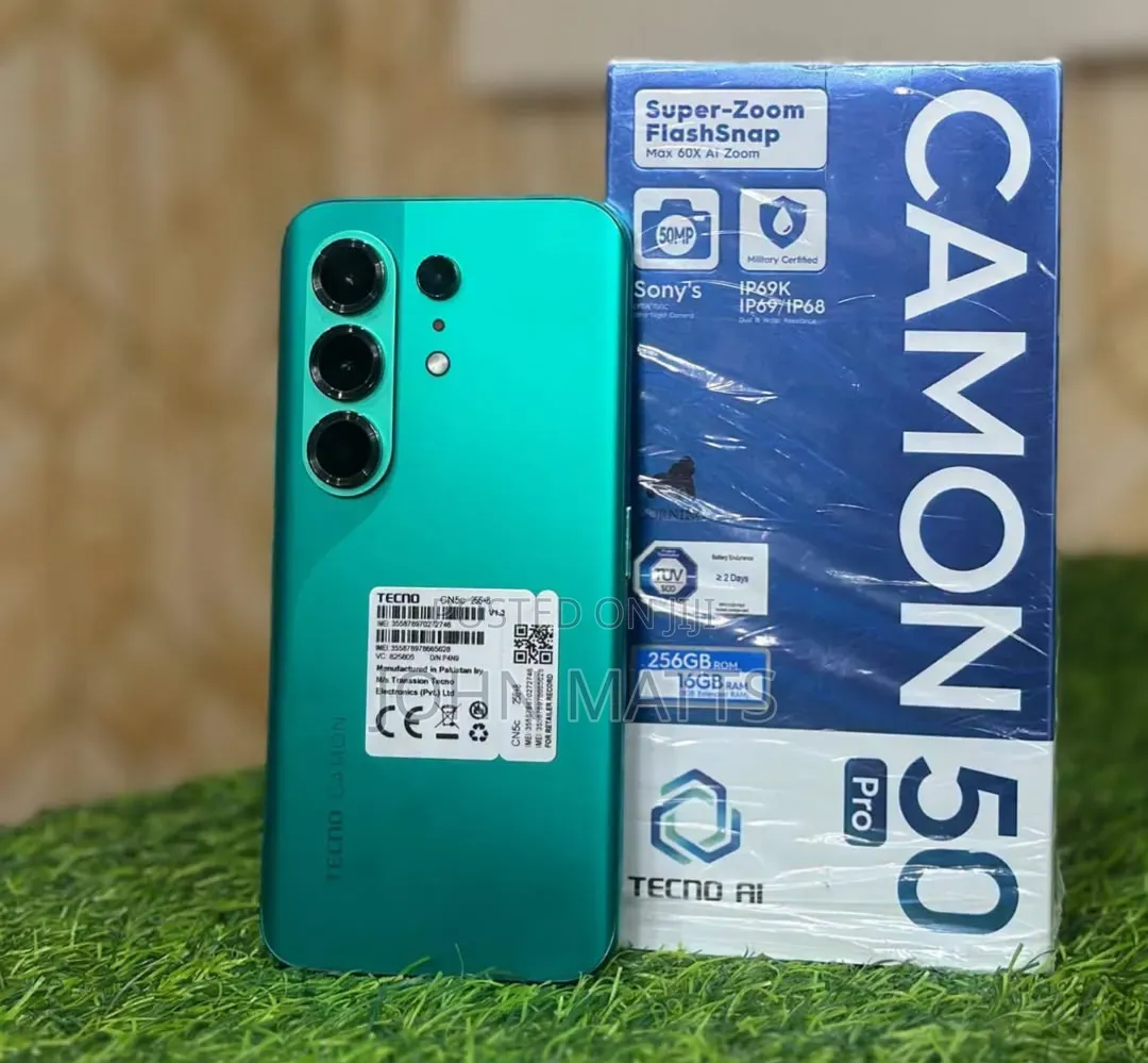 New Tecno Camon 50 Pro 256 GB Green