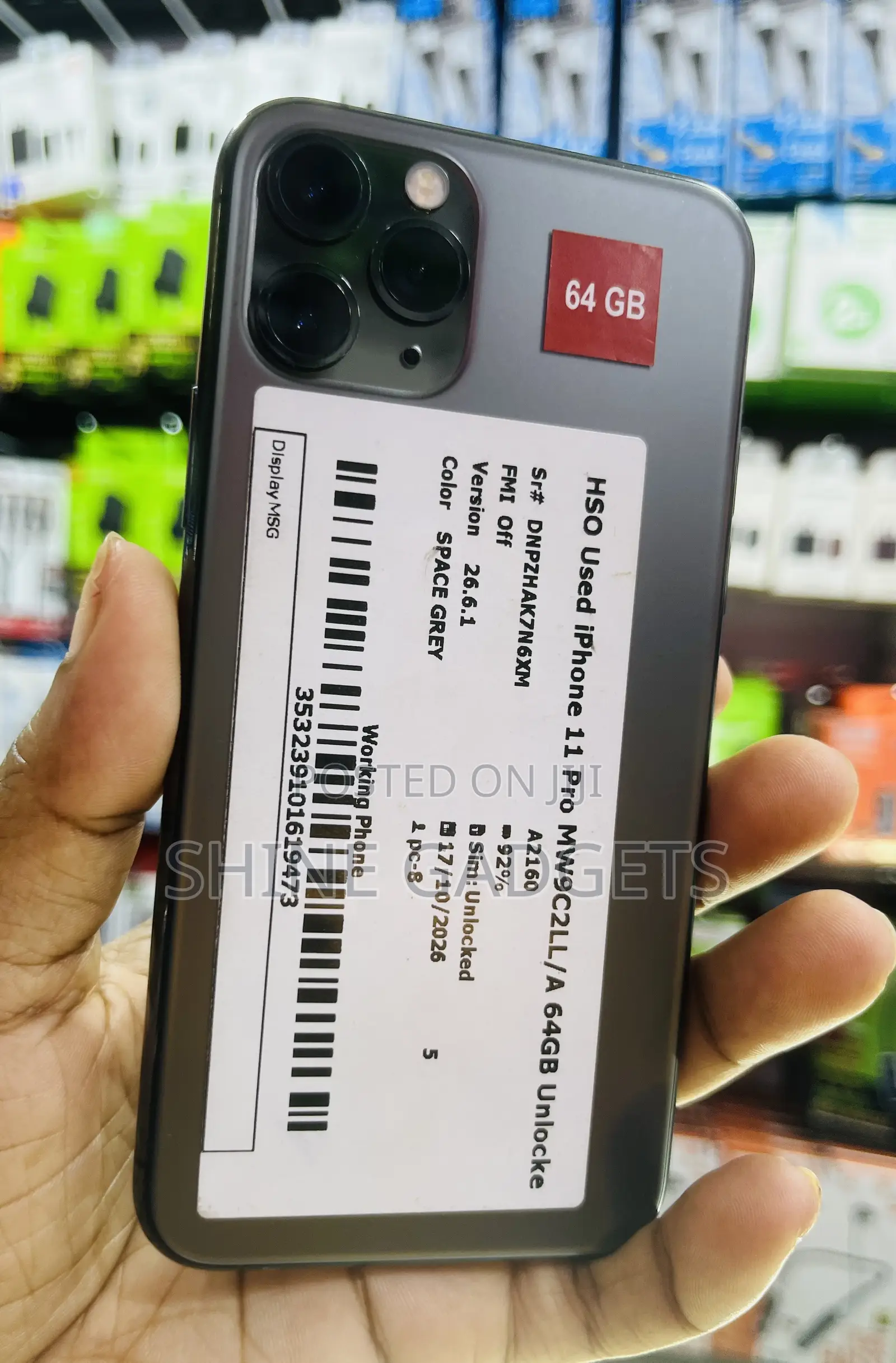 Apple iPhone 11 Pro 64 GB Black