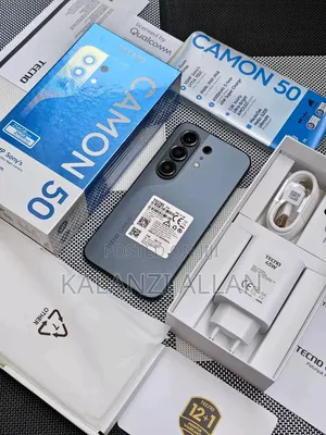 New Tecno Camon 50 256 GB Black