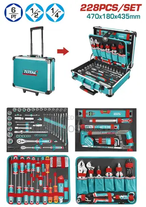 228 PCS Hand Tools Set 470x180x435mm.