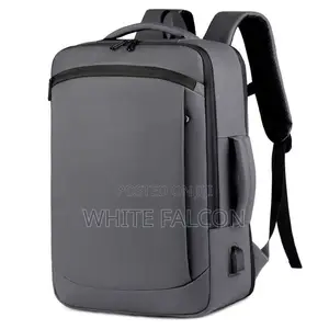 Expandable Laptop Bag, Large Capacity-Gray