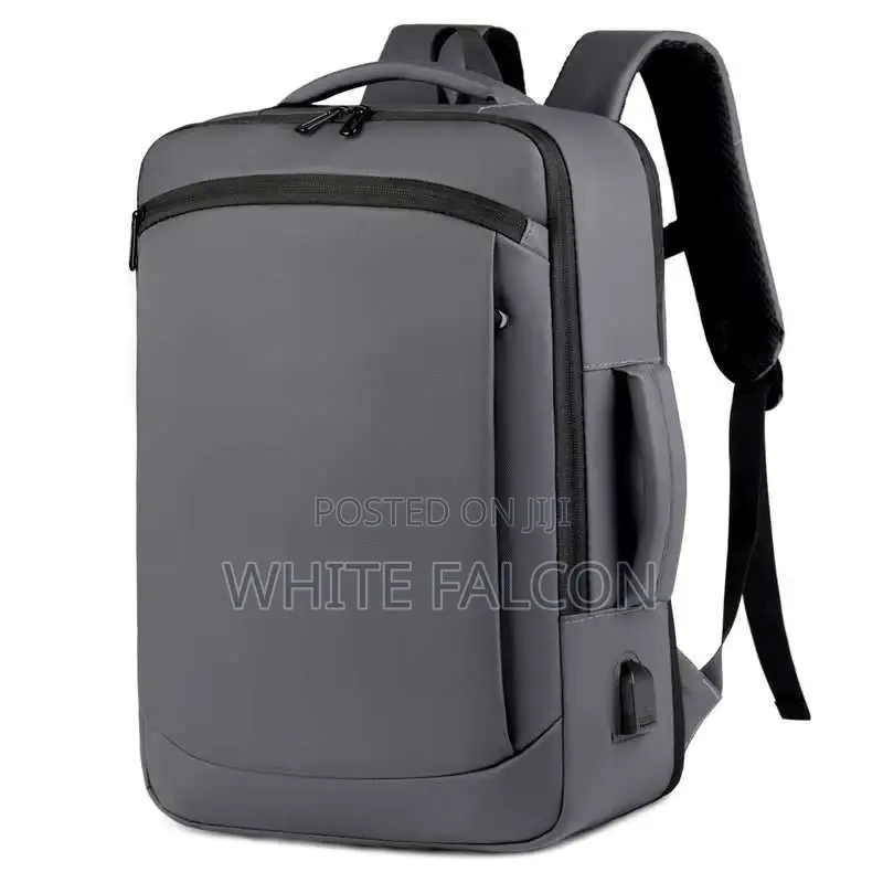Expandable Laptop Bag, Large Capacity-Gray